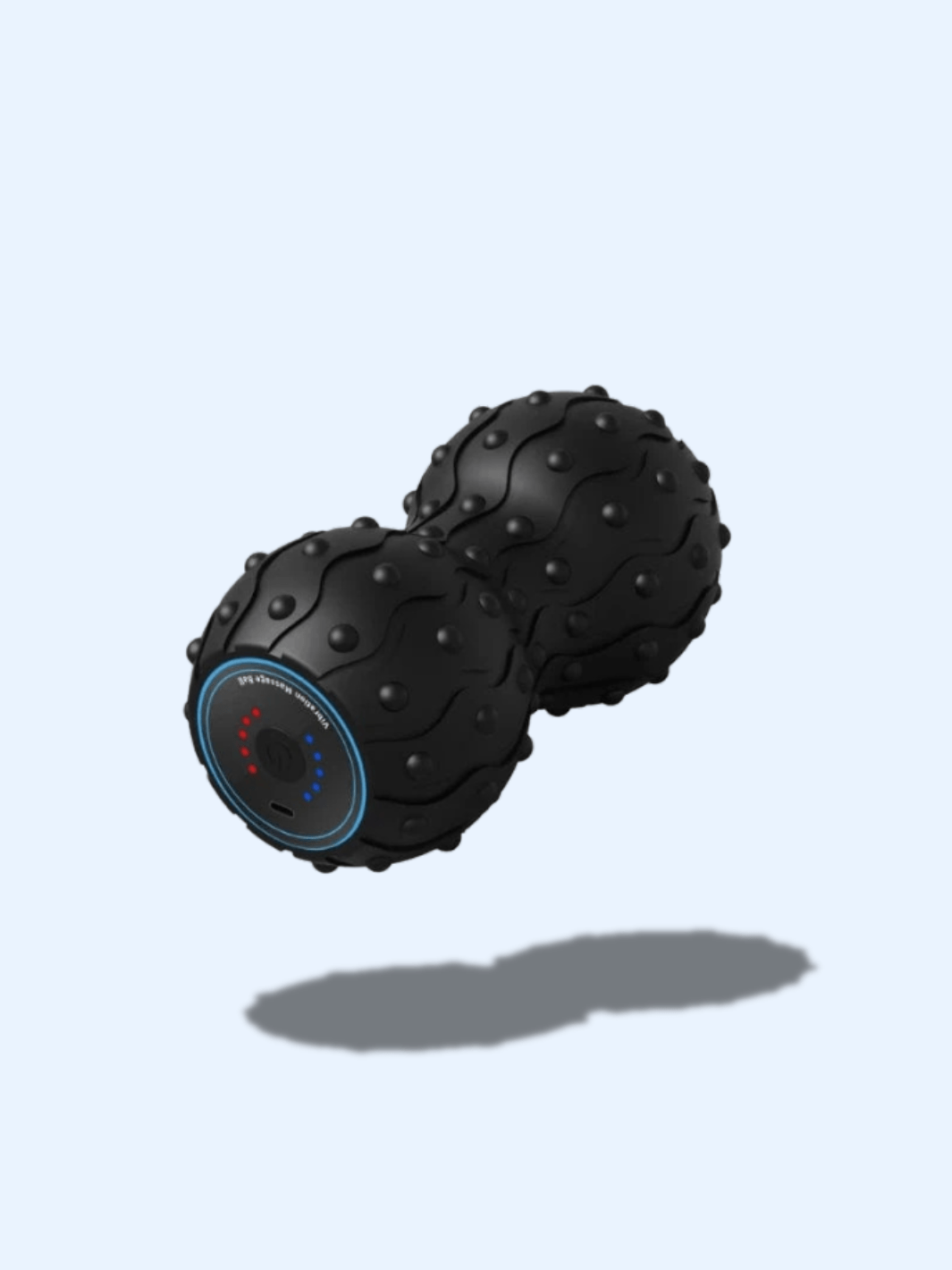 Balle de Massage Électrique Double Noire – Relaxation Musculaire noir