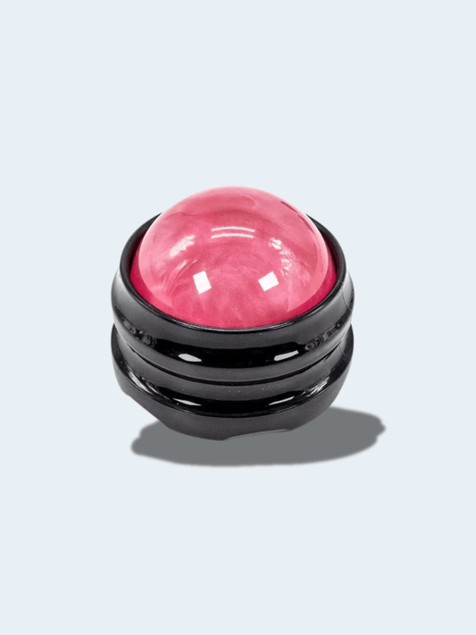 Balle de Massage Manuelle – Rouleau Relaxant Corps Entier & Muscles rose