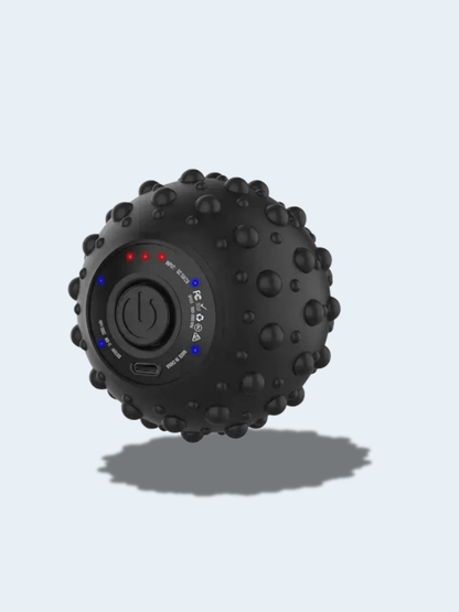 Balle de Massage Vibrante Noire – 4 Vitesses Yoga et Relaxation Musculaire noir