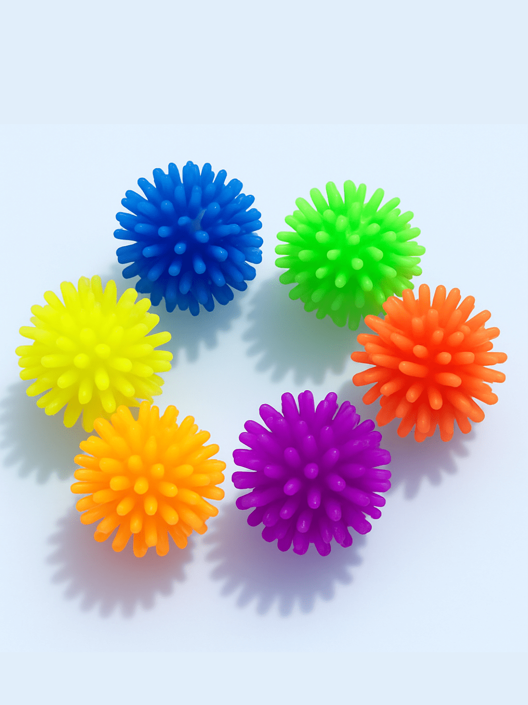 Balles de Massage Hérisson 5 Couleurs – Yoga, Fitness et Relax Musculaire 5pcs ramdom color