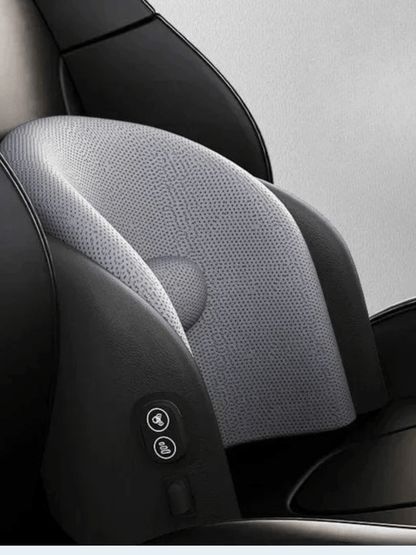 Coussin de Massage Voiture Gris – Soutien Dos et Taille Relaxant grey waist