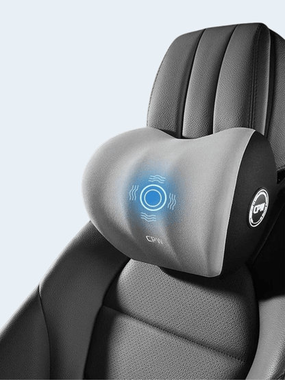 Coussin de Massage Voiture Gris – Vibrant pour Nuque et Dos Gris nuque + dos