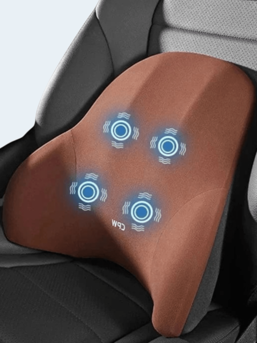 Coussin de Massage Voiture Marron – Vibrant pour Dos Marron