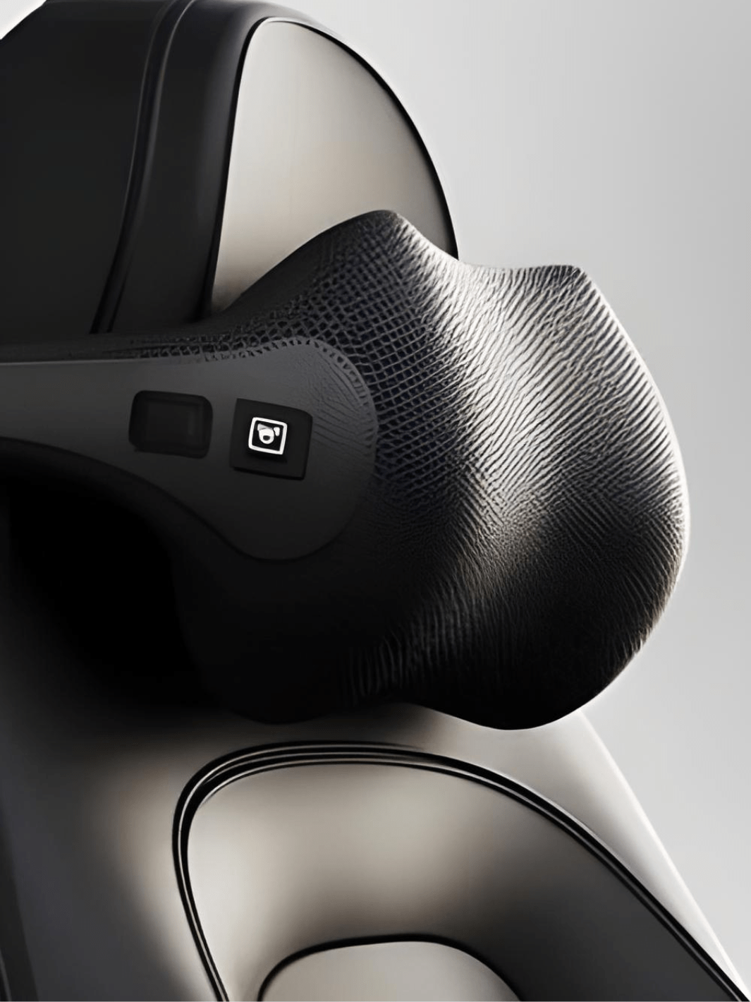 Coussin de Massage Voiture Noir – Soutien Nuque et Appui-Tête black pillow