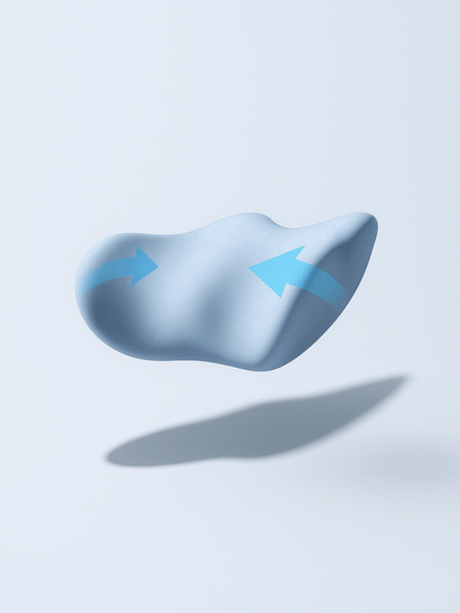 Coussin Lombaire Ergonomique – Mémoire de Forme & Soutien du Dos bleu