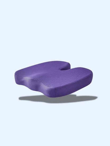 Coussin Orthopédique Mémoire de Forme – Siège Bureau & Massage violet
