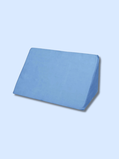 Coussin Orthopédique – Oreiller Triangle Anti-Reflux et Jambes bleu