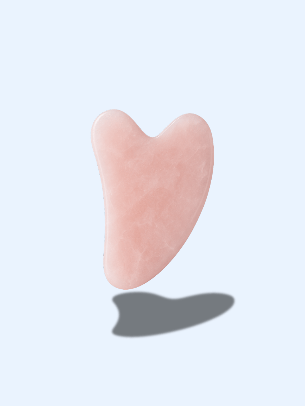 Gua Sha Rose – Planche de Massage Visage & Corps Relaxante rose