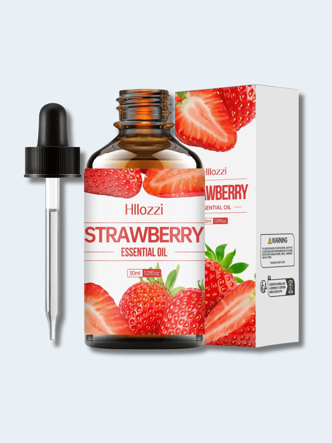 Huile de Massage Fraise – Soin Corps Gourmand Relaxant et Hydratant Strawberryoil