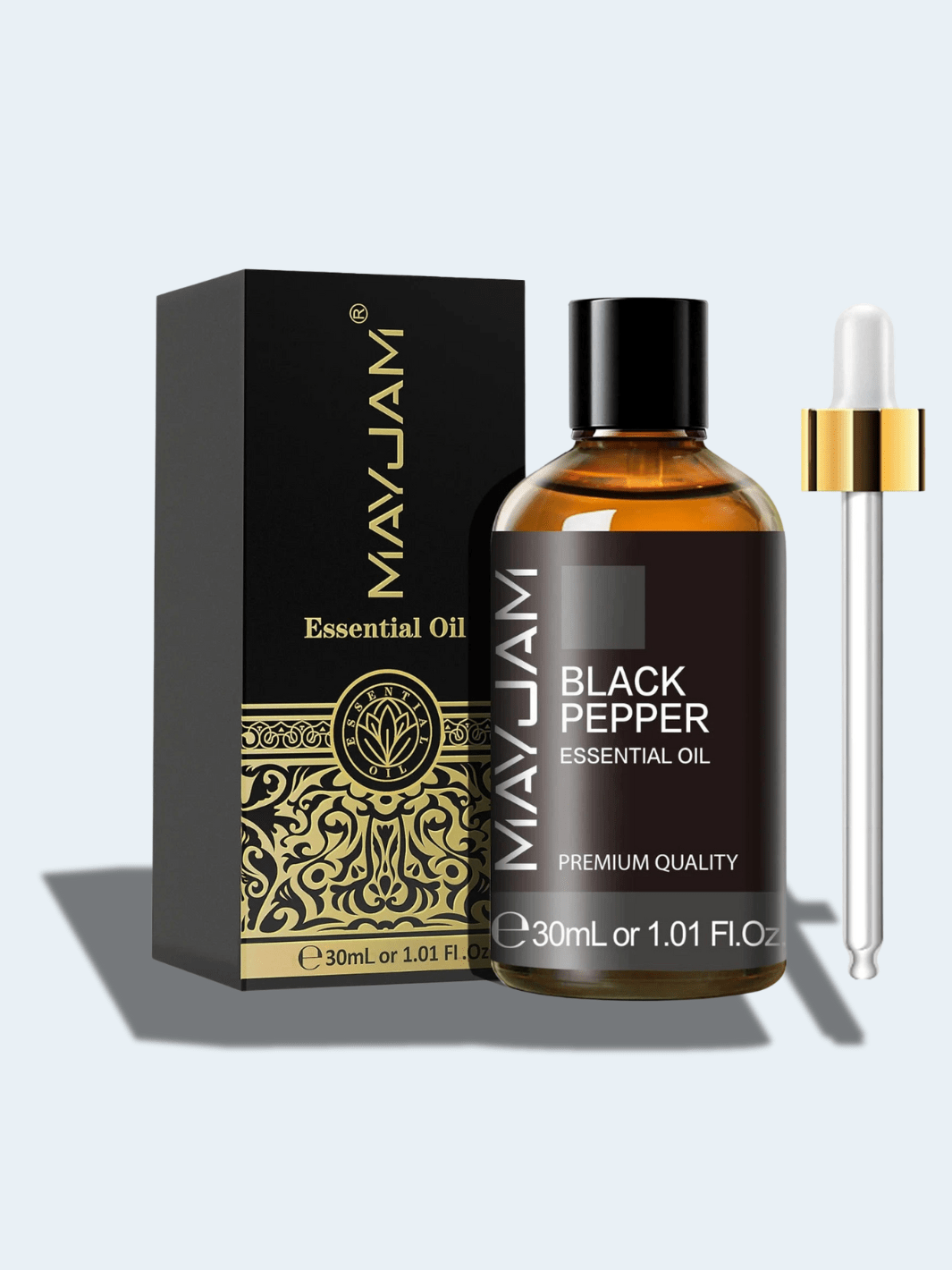 Huile Essentielle Poivre Noir – Massage Réchauffant, Diffuseur et Soin Corps Black Pepper