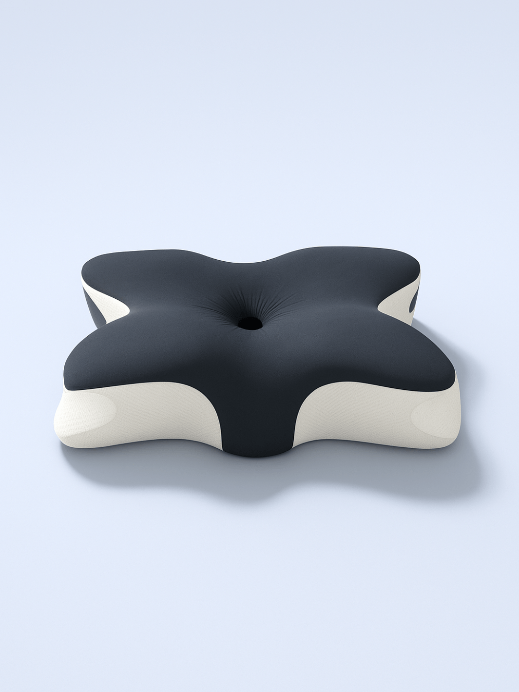 Oreiller Cervical Mémoire de Forme – Orthopédique Forme Papillon noir / 65x40x12cm