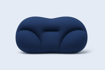 Oreiller Ergonomique Œuf Bleu Foncé 40x25x10cm – Mémoire de Forme 40x25x10cm