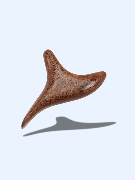 Outil de Massage Bois Sombre Gua Sha – Relaxation et Drainage Lymphatique Bois Sombre