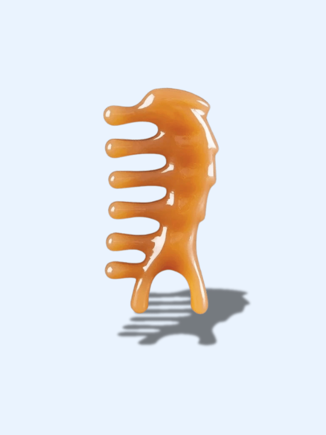 Peigne Gua Sha Résine – Massage Multi-Usage & Soin Cuir Chevelu résine