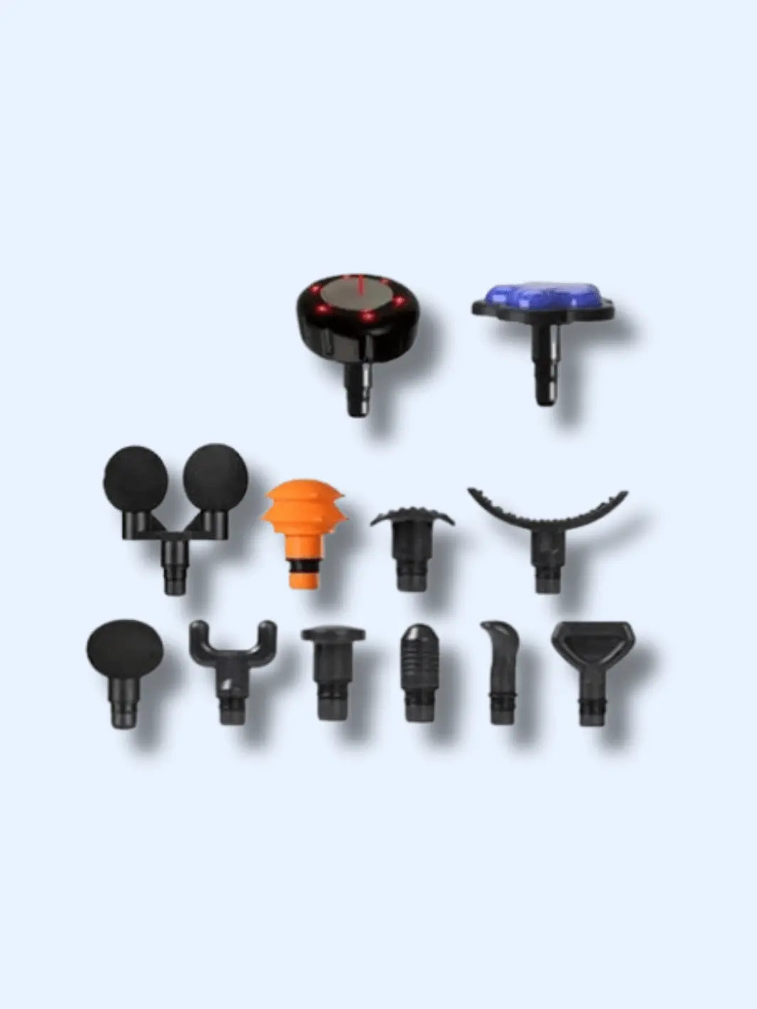 Pistolet de massage – 12 Têtes chauffant | Zenmassa double tête / chauffant / refroidissant