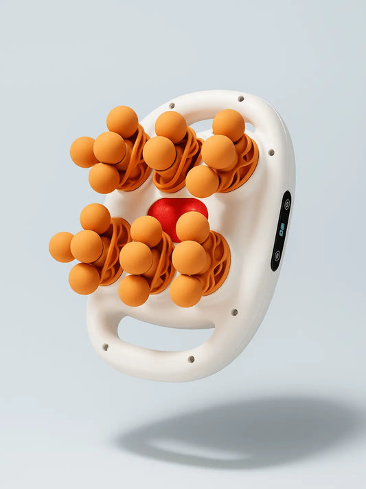 Pistolet de Massage 22 Têtes – Vibration Haute Fréquence Musculaire Blanc