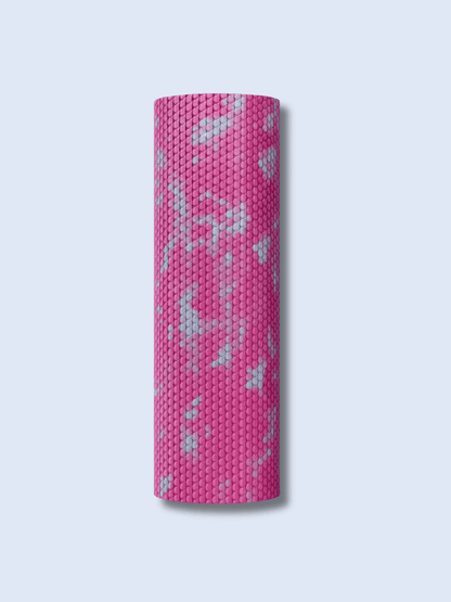 Rouleau de Massage 15x45cm – Yoga, Pilates & Récupération Musculaire rose