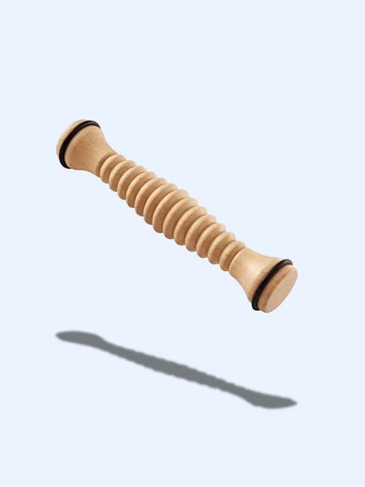 Rouleau de Massage Bois Pieds – Réflexologie Anti-Cellulite et Relaxation Bois clair