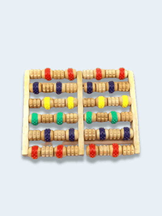 Rouleau de Massage Bois Pieds – Réflexologie et Soulagement du Stress 2