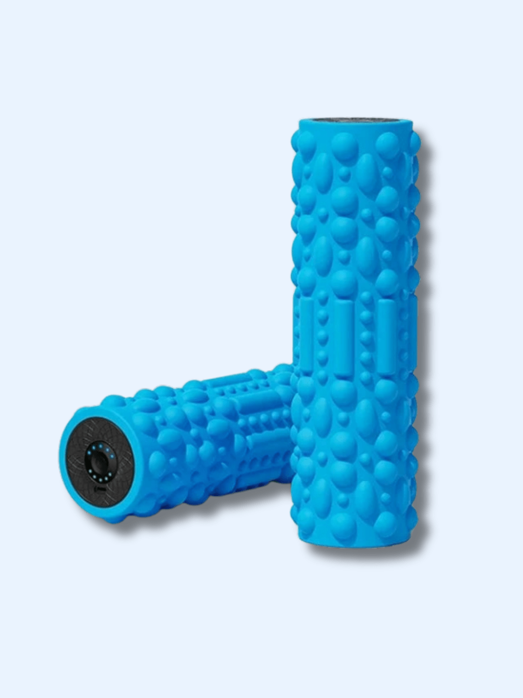 Rouleau de Massage Électrique Bleue – Relaxation Musculaire Rechargeable bleu