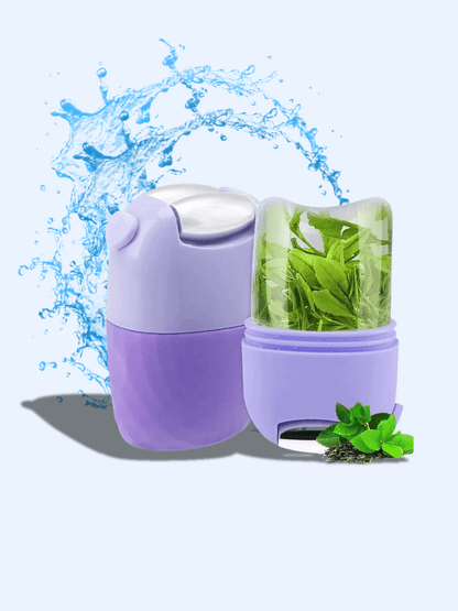 Rouleau de Massage Visage Glacé – Gua Sha Liftant Détoxifiant violet